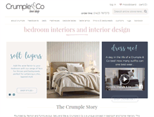 Tablet Screenshot of crumpleandco.com